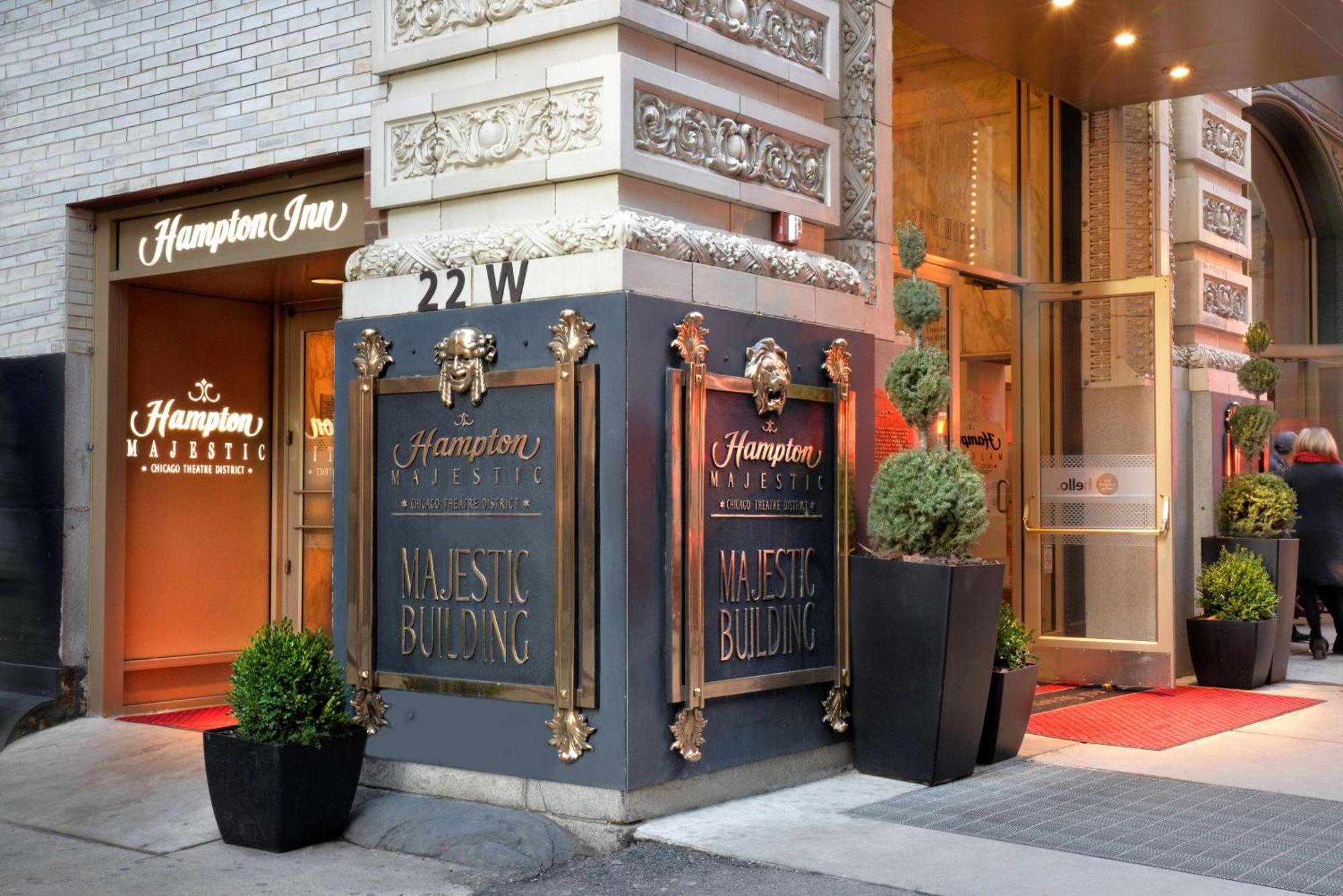 Hampton Inn Majestic Chicago Theatre District Exterior foto