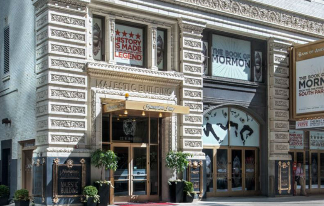 Hampton Inn Majestic Chicago Theatre District Exterior foto
